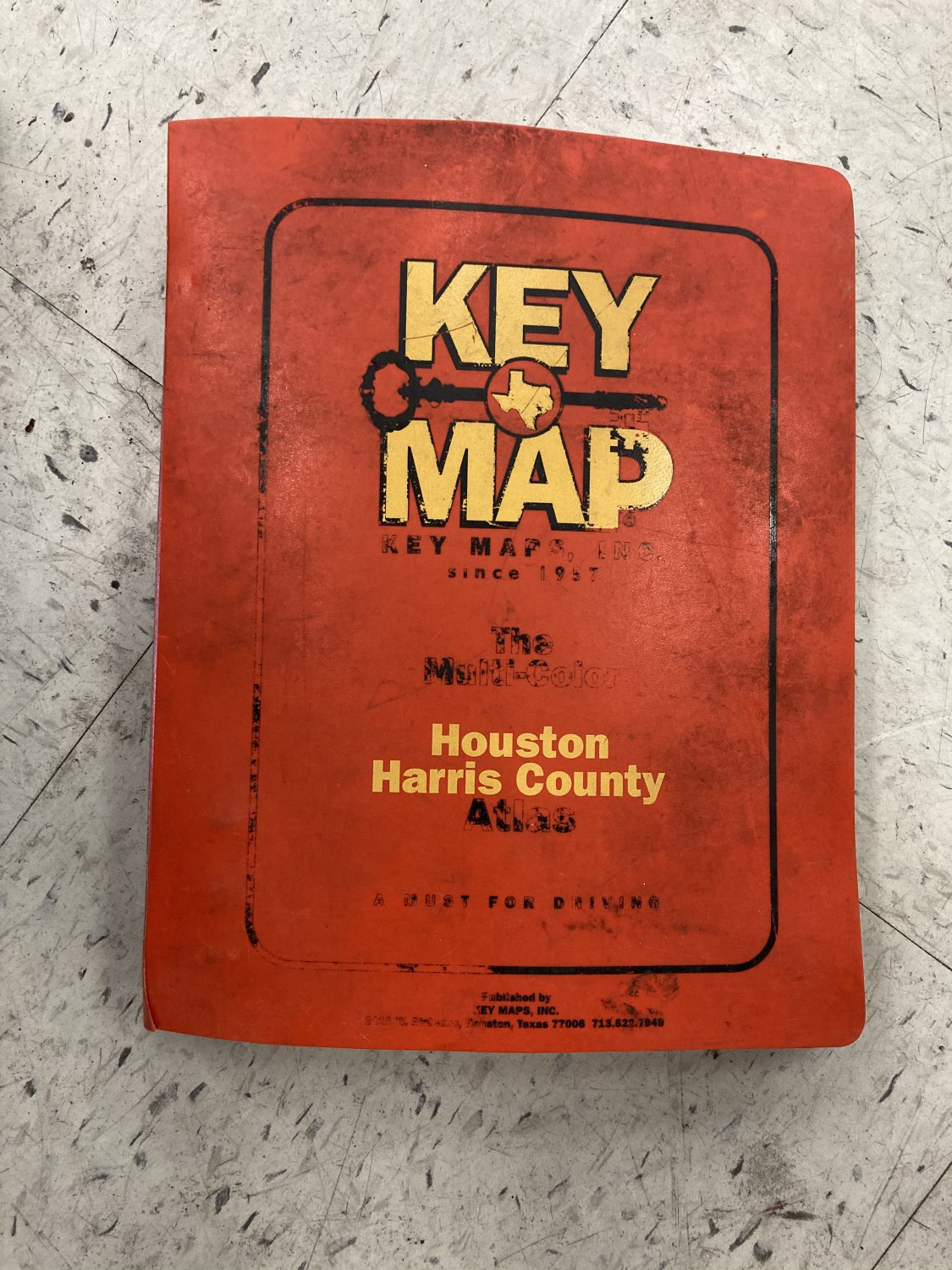 41 Edition Key Map Houston Harris County. Great Find.