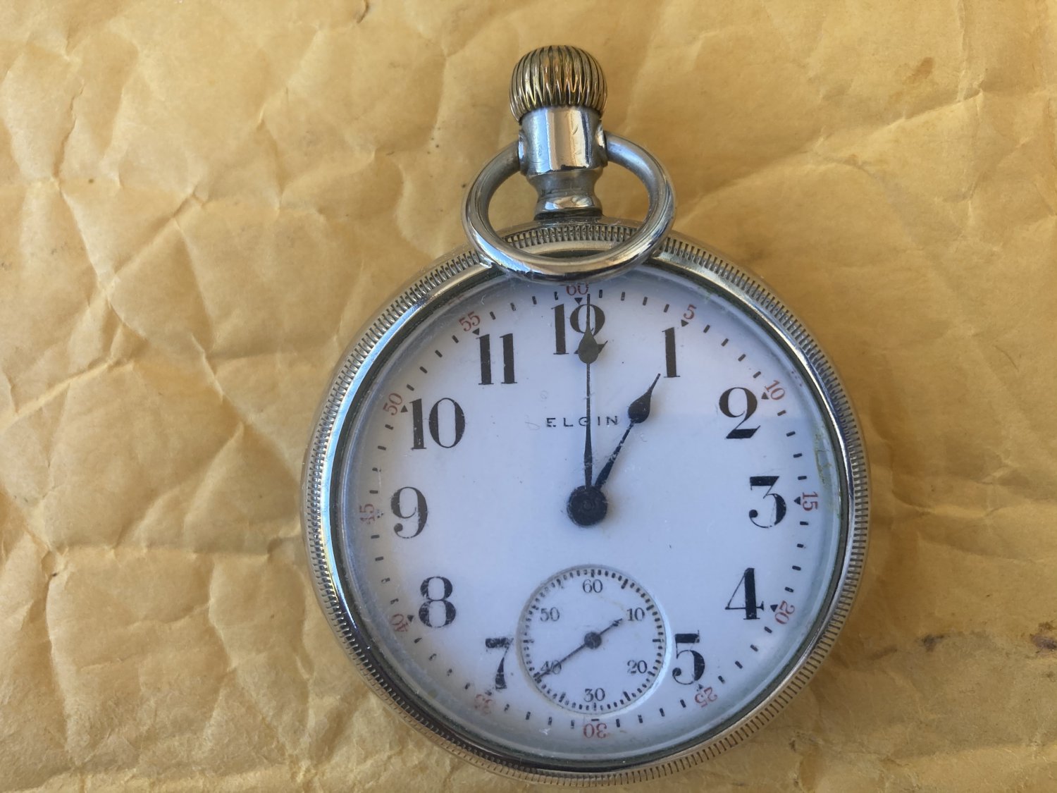 Vintage Elgin Pocket Watch Case As Is For Restoration .Great Find.