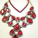 Red Sparkle Necklace Choker