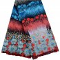 African Lace Fabric/Swiss Voile Lace Fabric/5 yards/Red African Lace with rhinestones and beads