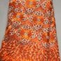 african lace fabric/French lace fabric/Orange Africa lace fabric/swiss lace/5yds