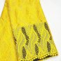 African lace fabric Swiss Lace Guipure Lace fabric Yellow African Fabric 5yds