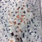 African LaceFabric/guipure lace fabric/Swiss Big Lace fabric with beads/5 yards
