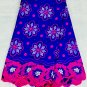 African Fabric Swiss Voile Lace Fabric with many sequences 5 yards