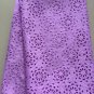 African LaceFabric/guipure lace fabric/Purple Swiss Big Lace fabric/5 yards
