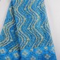 african lace fabric/French Lace fabric/ Blue African Lace fabric/5 yards