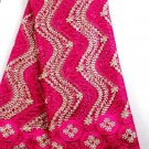 African lace fabric Swiss Lace fabric Tulle Lace fabric Pink African Fabric 5yrd