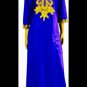 Women Dress/African Women dress/Blue women dress /African women dress/ size XL