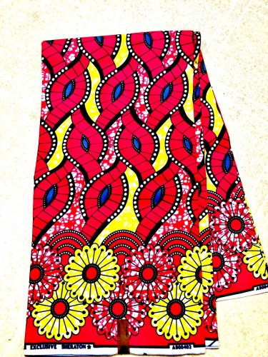 Holladais Wax print fabric/Super Wax Fabric/Ankara Wax fabric 6 yards