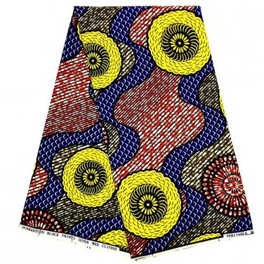 Holladais Wax print fabric/Super Wax Fabric/Ankara Wax Print fabric 6 yards