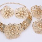 African Jewelry set, Gold jewelry set, wedding jewelry set, women jewelry set
