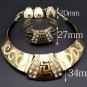 African Jewelry set/Gold jewelry set/wedding jewelry set/NIgeria wedding jewelry