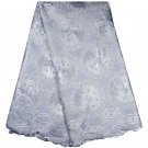 African lace fabric/Swiss Lace fabric/White Swis lace fabric/ Big Voile Lace/5yd