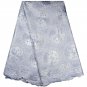 African lace fabric/Swiss Lace fabric/White Swis lace fabric/ Big Voile Lace/5yd