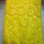 African Lace Fabric/Swiss Lace Fabric/Yellow African Lace/Tulle Lace fabric/5yds