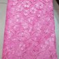 Arican Lace Fabric/Swiss Lace Fabric/Tulle Lace Fabric/Pink Lace Fabric/5yards