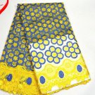African Lace Fabric/Tulle French Lace Fabric/Swiss Lace fabric/Yellow Lace/yards