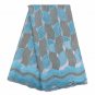 African Lace Fabric/Swiss Voile Lace/ Blue African Lace Fabric/5yard