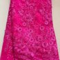 African fabric lace/Swiss Lace/Tulle Lace Fabric/Pink Swiss Lace with bead/5yard