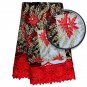 African lace fabric/Swiss Lace fabric/Tulle lace fabric/ Big Lace rhinestones/5y
