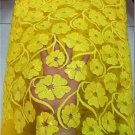 African Lace Fabric/Swiss Lace Fabric/Yellow Tulle Lace fabric with sequence/5yd