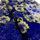 African Lace Fabric/Royal blue Swiss Lace/French tulle lace fabric 5 yards