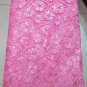 African Lace Fabric/Pink Swiss Lace Fabric/Tulle Lace Fabric with sequence/5yard