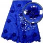 African Lace Fabric/Blue Guipure Lace Fabric/Swiss Lace fabric/5yards