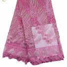 african lace fabric/Tulle Lace fabric/Pink Swiss Lace fabric/5yards