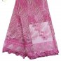 african lace fabric/Tulle Lace fabric/Pink Swiss Lace fabric/5yards