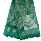 african lace fabric/French lace fabric/Africa lace fabric/Green swiss lace/5yard