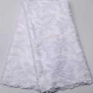 African lace fabric / Swiss Voile Lace / White Lace Fabric /Big Lace Fabric 5yds