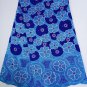 African Lace Fabric / Swiss Voile Lace / Blue African Lace Fabric / 5yard