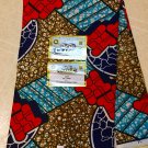 African Fabric / AnKara Fabric / Real Wax Fabric / hollandais Wax Print / 6yards