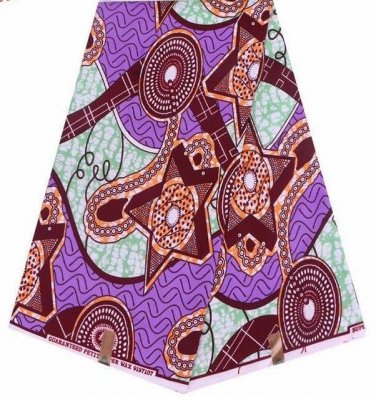African Fabric / AnKara Fabric / Super Wax Fabric / hollandais Wax Print / 6yard