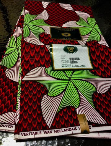 African Fabric  / Ankara Wax Fabric / Super Wax Fabric / Hollandais print /6yard