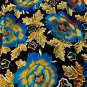 African Fabric Fabric / Swiss voile Lace / Big Lace with many rhinestones 5yrds