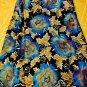 African Fabric Fabric / Swiss voile Lace / Big Lace with many rhinestones 5yrds