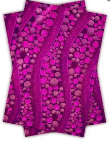 african headties gele & ipele, Purple Swiss Sego Headties & Ipele, 2pieces set