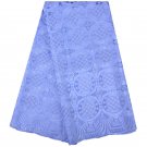 African Lace Fabric / blue Swiss Lace Fabric / 5 yards