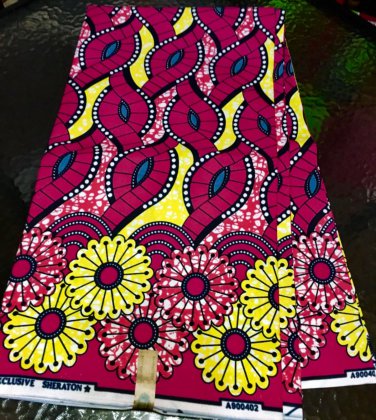 African Fabric / Holladais Print Fabric /Super Wax Fabric / ankara Fabric /6yard