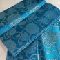 african headties gele & ipele, Blue Swiss Sego Headties & Ipele, 2pieces set