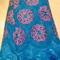 African Lace Fabric/Swiss Voile Lace/ Blue African Lace Fabric/5yards