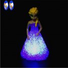 A Toy A Dream Anna Elsa Toys Doll Ice Snow Queen 7 Led Color Dolls