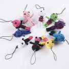 10pcs Wholesale New Style Voodoo Doll Keychains Little Voodo 2 Dolls