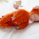14 Inch Stuffed Baby Born Doll Toys For Children Silicone Re 2 Dolls