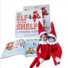 1set 35cm Kids Toys Dolls The Elf On The Shelf Soft Books El 2 Dolls