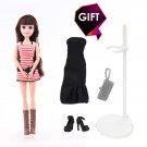 30cm Fashion Doll 1 Pc 3d Lifelike Eyes With Clothes Suit 12 3 Dolls
