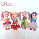 4psc Set Mini Plastic Dolls Random Mixed Sorts Fashion Surpr 3 Dolls