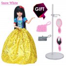 6 Models Fashion Princess Dolls Cinderella Snow Whit Mermaid 3 Dolls